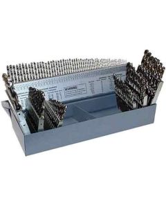 KnKut 115 Piece Short Stubby Length Drill Bit Set Numbers, Letters, Fractions