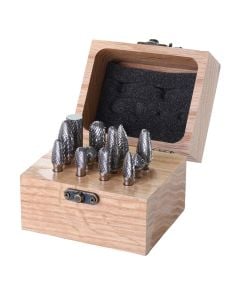 KnKut 12 Piece Carbide Burr Set with 1/4" Shanks