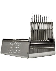 KnKut 20 Piece Jobber Length Drill Bit Set Numbers 61-80