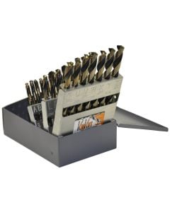 KnKut 26 Piece Jobber Length Drill Bit Set Letters A-Z