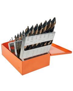KnKut 29 Piece Jobber Length Step Point Drill Bit Set 1/16"-1/2" by 64ths