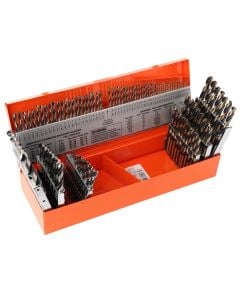 KnKut 115 Piece Jobber Length Drill Bit Set Numbers, Letters, Fractions