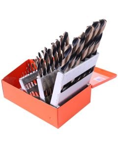 KnKut 25 Piece Metric Jobber Length Drill Bit Set M1 - M13 x 0.5MM