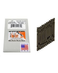 KnKut 12pc Pack of 1/8" Double End Drill Bits