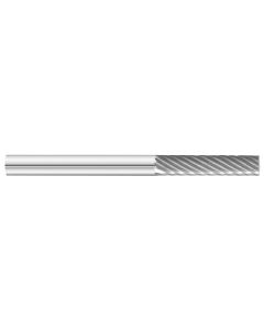 KnKut SA-43 Cylindrical Carbide Burr 1/8" x 9/16" x 1-1/2" OAL with 1/8" Shank