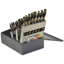 KnKut 26 Piece Jobber Length Drill Bit Set Letters A-Z