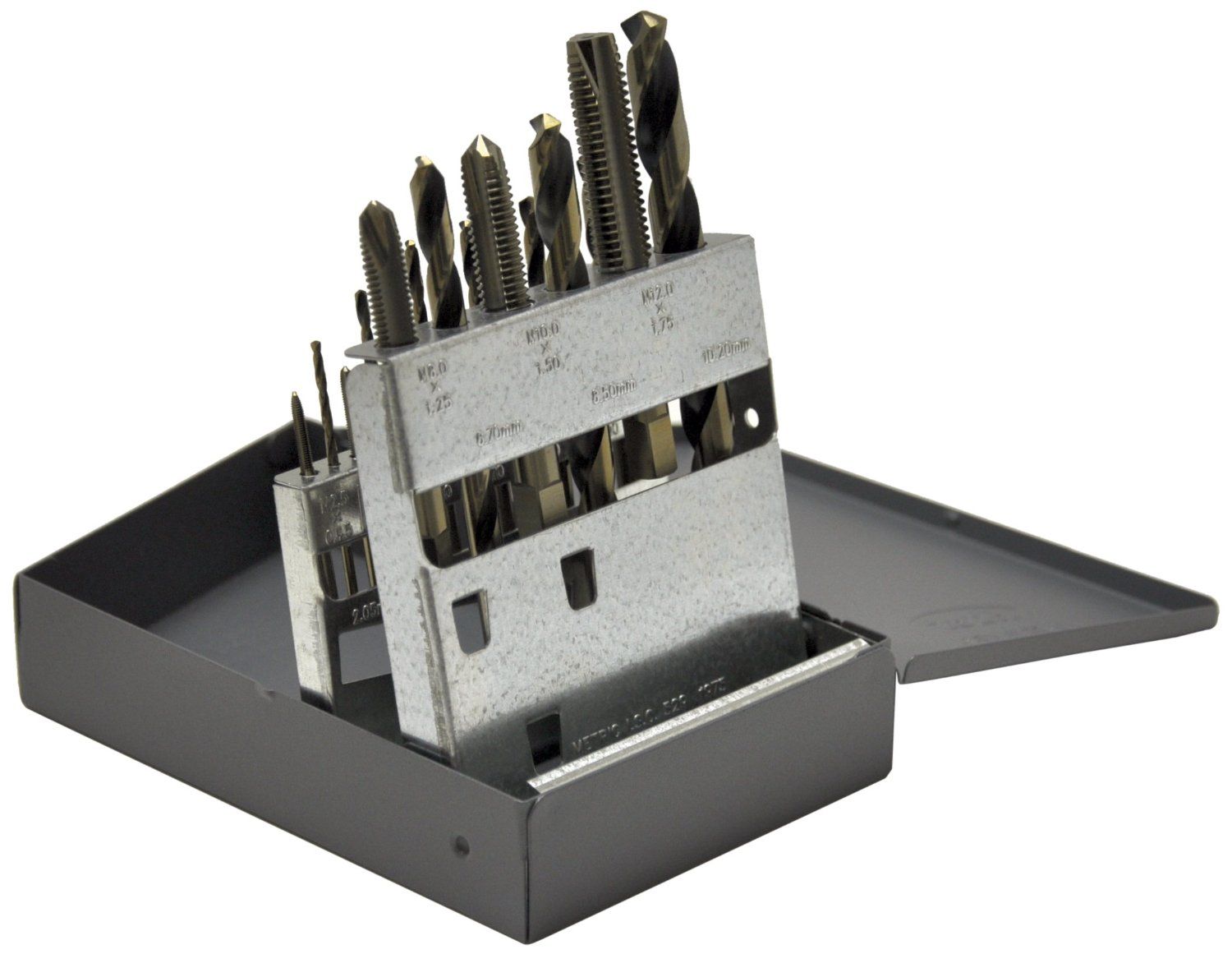 KnKut 18 Piece Metric Tap & Drill Bit Set