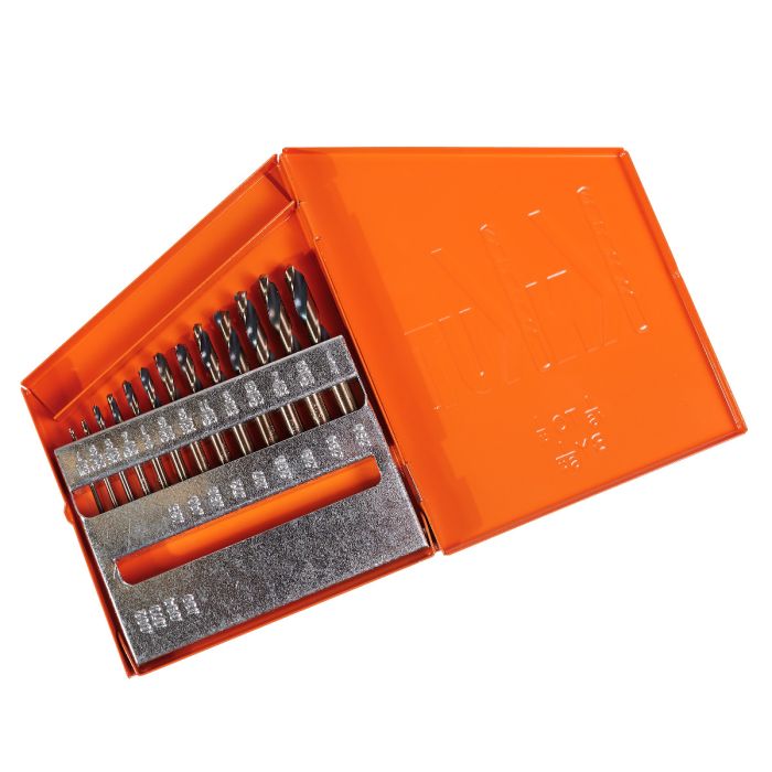 KnKut 13 Piece Short Stubby Length Drill Bit Set 1/16