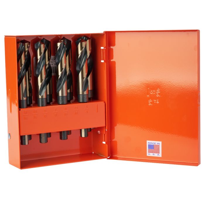 8-Piece Reduced Shank Drill Bit Set, USA Made | KnKut